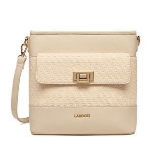 Torebka Lasocki. Brązowe listonoszki Lasocki, bez wzorów, bez dodatków. Za 149,99 zł.