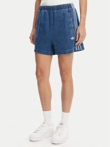 Adidas Szorty jeansowe adicolor Denim Firebird JD2562 Niebieski Loose Fit. Niebieskie szorty ADIDAS, bez wzorów, z bawełny. Za 209,99 zł.