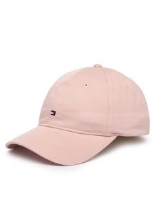 Tommy Hilfiger Czapka z daszkiem Th Flag Soft 6 Panel Cap AW0AW17781 Różowy. Czerwone czapki TOMMY HILFIGER, bez wzorów, z bawełny. Za 142,99 zł.