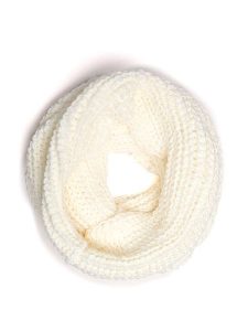 Be Wear Szal-koło w kolorze kremowym - 34 x 52 cm rozmiar: onesize. Brązowe szaliki Be Wear, bez wzorów, z materiału. Za 87,61 zł.