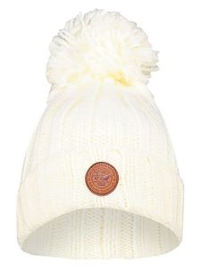 Geographical Norway Czapka w kolorze kremowym rozmiar: onesize. Brązowe czapki Geographical Norway, z aplikacjami, ze skóry. Za 88,64 zł.