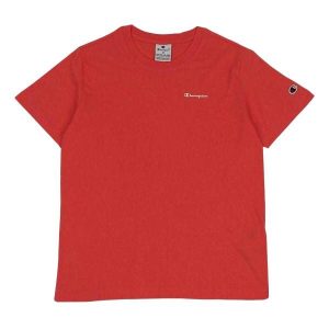 T-shirt Damski Logo. Brązowe t-shirty Champion, bez wzorów, bez kołnierzyka, bez ramiączek. Za 130,99 zł.