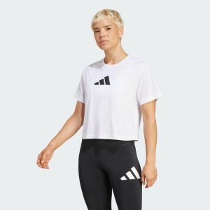 Koszulka Train Essentials Big Logo Performance Training. Czarne bluzki ADIDAS, s, bez wzorów, z materiału, sportowe, bez kołnierzyka, bez ramiączek. Za 119,00 zł.