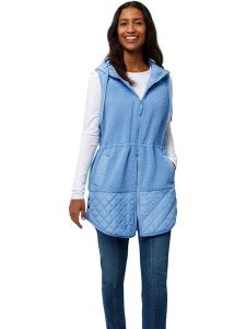 Heine Kamizelka w kolorze błękitnym rozmiar: 50. Niebieskie kamizelki Heine, bez wzorów, bez kołnierzyka, bez ramiączek, bez kaptura. Za 100,04 zł.