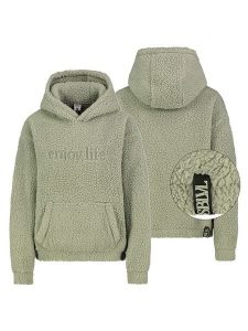 Sublevel Bluza polarowa w kolorze jasnozielonym rozmiar: XS. Zielone bluzy Sublevel, xs, bez wzorów, z polaru, bez kaptura. Za 122,96 zł.