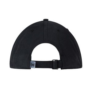 Czapka z daszkiem BUFF PACK BASEBALL CAP LOGO. Czarne czapki Buff, bez wzorów, z bawełny. Za 83,99 zł.