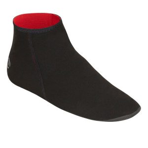 Skarpety surfingowe Olaian MID 100 z neoprenu 2 mm. Czarne skarpetki OLAIAN, bez wzorów, z neoprenu. Za 99,99 zł.