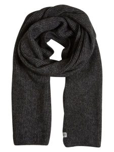 MOSS COPENHAGEN Szal "Hope" w kolorze antracytowym rozmiar: onesize. Czarne szaliki Moss Copenhagen, bez wzorów, z materiału. Za 130,99 zł.