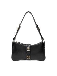 PINKO Torebka Arthemis Shoulder Mini AI 24-25 PLTT 103512 A29V Czarny. Czarne torebki klasyczne Pinko, bez wzorów, ze skóry, bez dodatków. Za 689,99 zł.