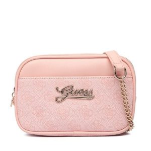 Torebka Guess. Czerwone listonoszki Guess, z aplikacjami, bez dodatków. Za 289,99 zł.