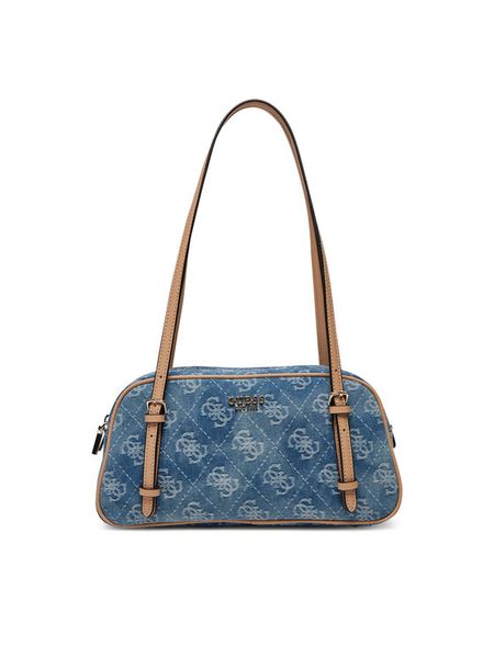 Guess Torebka HWDG96 45080 Niebieski. Niebieskie torebki klasyczne Guess, z aplikacjami, z materiału, bez dodatków. Za 479,99 zł.