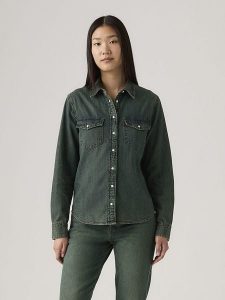 Levi's Koszula dżinsowa w kolorze niebieskim rozmiar: S. Niebieskie koszule Levi's®, s, bez wzorów, z bawełny, bez kołnierzyka, bez ramiączek. Za 157,35 zł.
