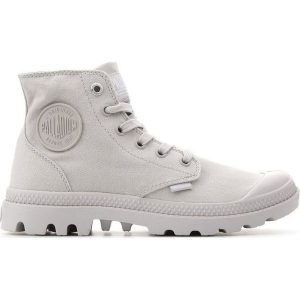 Buty Palladium Pampa Hi 73089-056-M beżowy. Brązowe trampki bez wzorów, z gumy, bez zapięcia. Za 544,84 zł.
