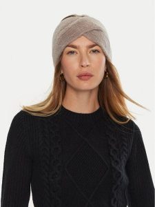 Calvin Klein Opaska materiałowa Modern Patch K60K612694 Beżowy. Brązowe rękawiczki Calvin Klein, bez wzorów, z materiału. Za 99,99 zł.
