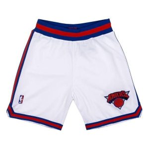 Szorty New York Knicks Authentic 1993/94. Białe szorty MITCHELL & NESS, bez wzorów, z poliesteru, sportowe. Za 736,50 zł.