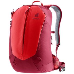Plecak z siatką dystansową Deuter AC Lite 17 - cherry/masala. Czerwone plecaki Deuter. Za 383,89 zł.