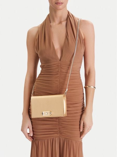 Nine West Torebka EO-Bellis-LX20070 Złoty. Żółte torebki klasyczne Nine West, bez wzorów, z materiału, bez dodatków. Za 219,99 zł.