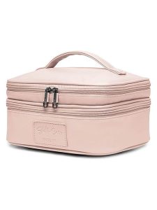 Puccini Kosmetyczka "Fashion" w kolorze beżowym - 23 x 18 x 12 cm rozmiar: onesize. Brązowe kosmetyczki Puccini, bez wzorów, z materiału. Za 82,95 zł.