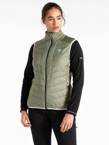 Dare 2b Kamizelka pikowana "Distinguish" w kolorze khaki rozmiar: 42. Brązowe kamizelki Dare 2b, bez wzorów, bez kołnierzyka, bez ramiączek, bez kaptura. Za 118,56 zł.