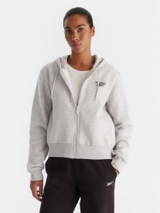 Reebok Bluza Viola RK25171CCW Szary Regular Fit. Szare bluzy Reebok, s, bez wzorów, z bawełny, bez kaptura. Za 249,99 zł.
