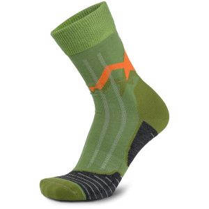 Skarpety trekkingowe damskie Meindl MT3.5 Lady z wełną merino. Czerwone skarpetki MEINDL, bez wzorów, z wełny. Za 95,00 zł.
