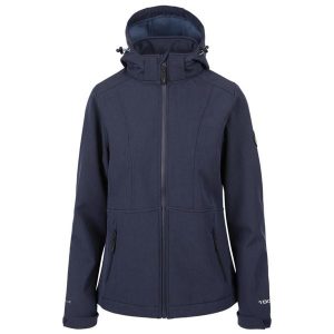 Dlx Christine- Damska kurtka Dlx Softshell Granatowa Marl. Niebieskie kurtki DLX, bez wzorów, z softshellu, bez kaptura. Za 426,99 zł.