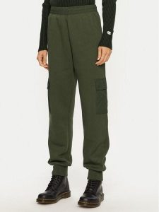 Champion Spodnie dresowe 117499 Khaki Regular Fit. Brązowe spodnie dresowe Champion, xl, bez wzorów, z dresówki. Za 219,99 zł.