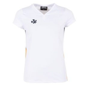 Damski jersey Reece Australia Grammar. Białe koszulki sportowe REECE, bez wzorów, z jersey, bez ramiączek. W wyprzedaży za 144,00 zł.