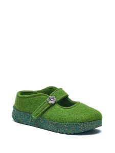 Comfortfusse Kapcie w kolorze zielonym rozmiar: 39. Zielone kapcie Comfortfüße, bez wzorów, z materiału. Za 260,99 zł.