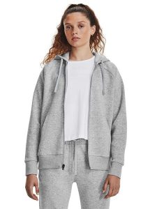 Under Armour Bluza "Rival" w kolorze szarym rozmiar: XXL. Szare bluzy Under Armour, xxl, bez wzorów, bez kaptura. Za 183,95 zł.