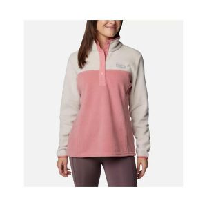Bluza polarowa damska Columbia Benton Springs 1/2 Snap Pullover Fleece II. Białe bluzy Columbia, na zimę, m, bez wzorów, z polaru, bez kaptura. Za 139,99 zł.