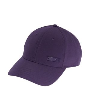 Czapka Lightweight Baseball. Fioletowe czapki ADIDAS, bez wzorów, z materiału, sportowe. Za 79,95 zł.