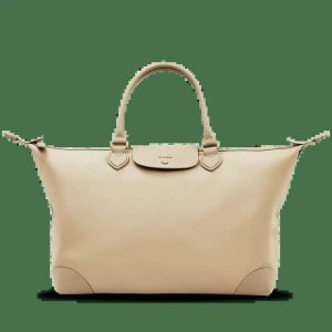 Torba podróżna WINGS WILLOW elegancka pojemna BEIGE. Brązowe torby podróżne i sportowe WINGS, bez wzorów, z materiału, na ramię. Za 189,90 zł.