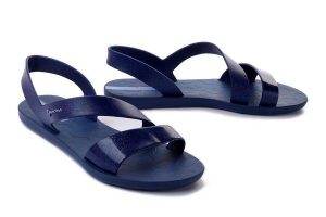 IPANEMA VIBE Sandal Fem 82429 blue/glitter blue, sandały damskie. Niebieskie sandały Ipanema, bez wzorów, bez obcasa, bez zapięcia. Za 83,94 zł.