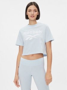 Reebok T-Shirt IM4096 Błękitny. Niebieskie t-shirty Reebok, xs, bez wzorów, z bawełny, bez kołnierzyka, bez ramiączek. Za 59,99 zł.