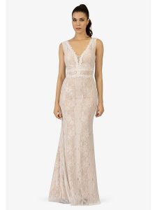 APART Sukienka w kolorze białym rozmiar: 38. Białe sukienki Apart, bez wzorów, z koronki, bez kołnierzyka, bez ramiączek, maxi. Za 239,99 zł.