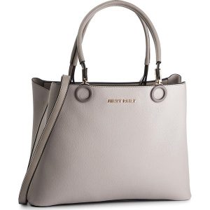 Torebka JENNY FAIRY - RX0845 Grey. Szare torebki klasyczne marki Jenny Fairy, bez wzorów, ze skóry ekologicznej. Za 119,99 zł.