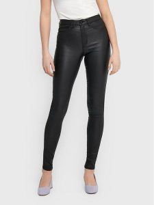 ONLY Jeansy Royal 15159341 Czarny Skinny Fit. Czarne jeansy ONLY, bez wzorów, z jeansu. Za 195,99 zł.
