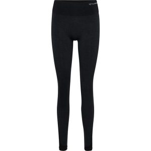 Damskie legginsy bezszwowe Hummel MT Shine. Czarne legginsy Hummel, bez wzorów. Za 213,50 zł.