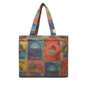 Torebka Roxy. Shopper bag Roxy, bez wzorów, bez dodatków. Za 129,99 zł.