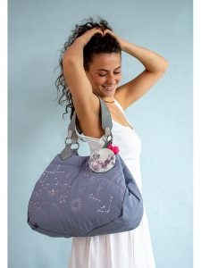 Fritzi aus Preußen Shopper bag "Izzy" w kolorze niebieskoszarym - 42 x 29 x 15 cm rozmiar: onesize. Niebieskie shopper bag Fritzi aus Preußen, bez wzorów, z materiału, na ramię, bez dodatków. Za 156,61 zł.