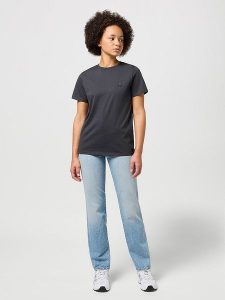 Wrangler Dżinsy - Regular fit - w kolorze błękitnym rozmiar: W32/L34. Niebieskie jeansy Wrangler, z aplikacjami, z podwyższonym stanem. Za 166,88 zł.