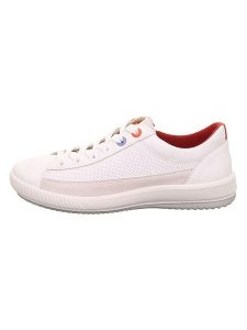 Legero Skórzane sneakersy "Tanaro 5.0" w kolorze białym rozmiar: 42. Białe trampki Legero, bez wzorów, bez zapięcia. Za 269,95 zł.