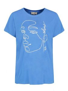 Eight2Nine Koszulka w kolorze błękitnym rozmiar: XS. Niebieskie bluzki Eight2Nine, xs, bez wzorów, z bawełny, bez kołnierzyka, bez ramiączek. Za 34,95 zł.