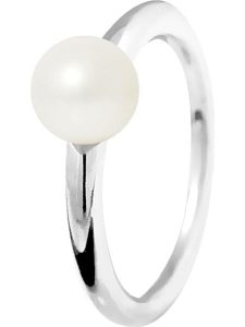 Pearline Srebrny pierścionek z perłą rozmiar: 58. Białe pierścionki Pearline, z perłą, srebrne. Za 237,73 zł.
