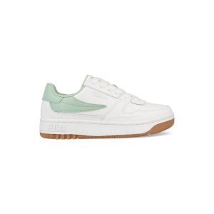 Fila FXVENTUNO L FFW0003.13316 Wit / Groen-37. Białe buty sportowe Fila, bez wzorów, bez zapięcia. Za 259,99 zł.