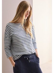 Cecil Sweter w kolorze niebieskim rozmiar: XL. Niebieskie swetry oversize Cecil, xl, bez wzorów, ze splotem, bez ramiączek. Za 109,78 zł.