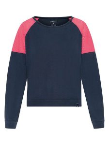 Naturana Bluza w kolorze granatowo-różowym rozmiar: L. Niebieskie bluzy Naturana, l, bez wzorów, bez kaptura. Za 96,37 zł.
