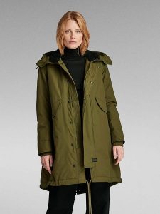 G-Star Parka w kolorze khaki rozmiar: XS. Brązowe płaszcze G-Star, xs, bez wzorów, z poliamidu, bez kaptura. Za 430,46 zł.