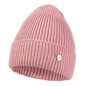 Różowa Czapka Damska Moraj. Czerwone czapki Moraj, bez wzorów. Za 39,99 zł.